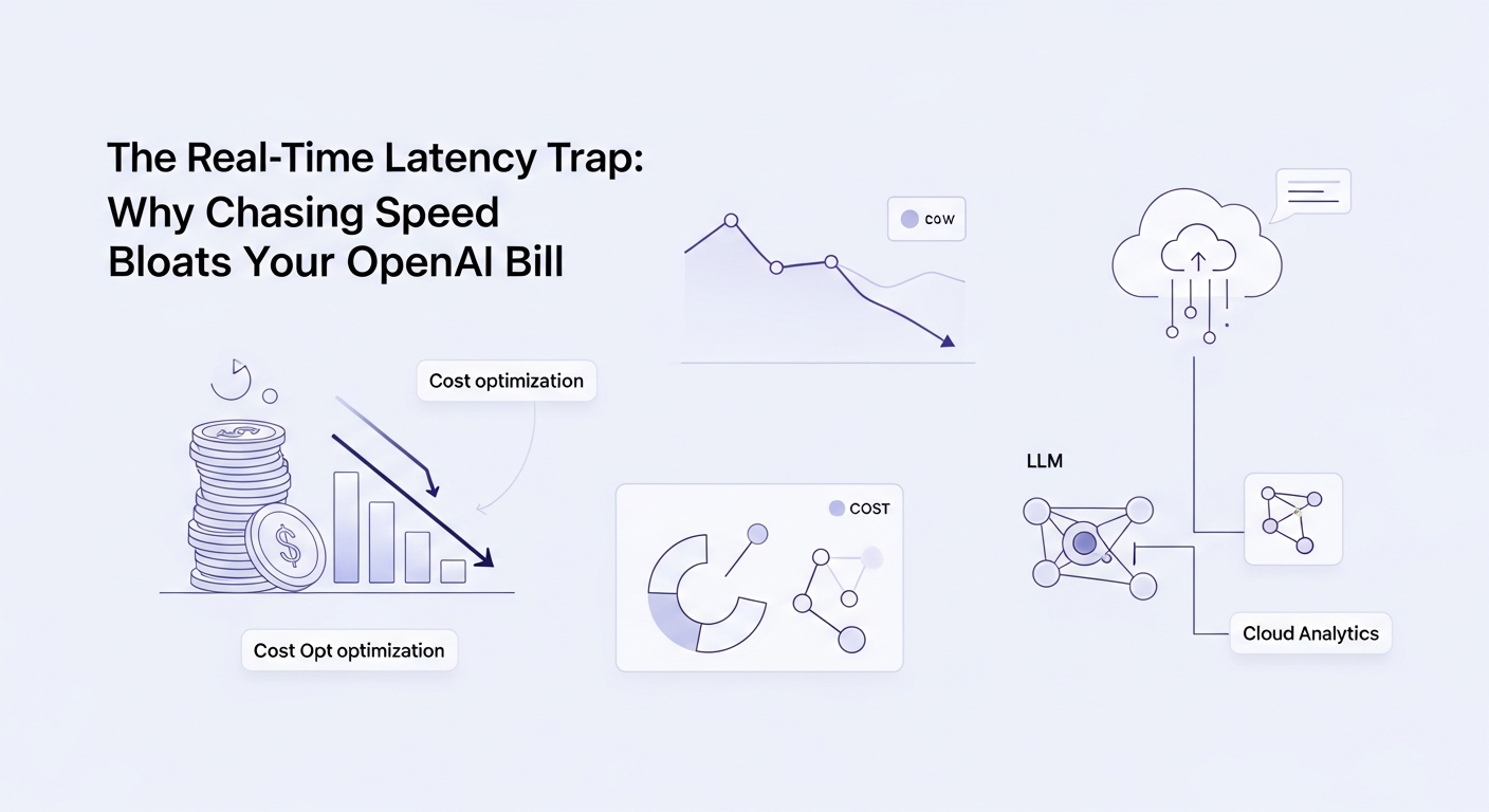 The Real-Time Latency Trap: Why Chasing Speed Bloats Your OpenAI Bill